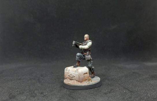 Fallout: Wasteland Warfare knight-captain Cade by Andriucha