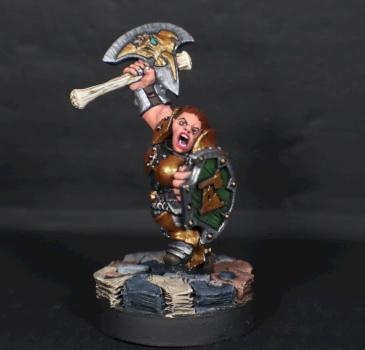 FEMALE - DWARF FIGHTER by mikecarrero