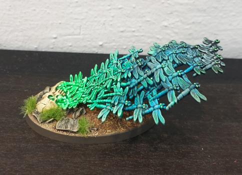 Emerald Life Swarm Endless Spell Warhammer AOS by Wilhecht87