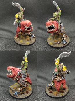 Beastboss on Squigosaur by Heilbuth