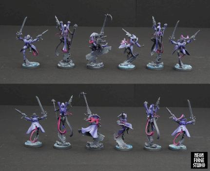 Harlequin army by NeonForgeStudio