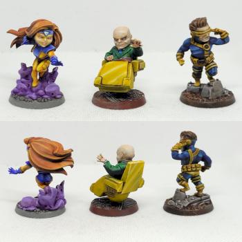Xmen Marvel United Jean Grey, Cyclops and Professor X by FkapV2