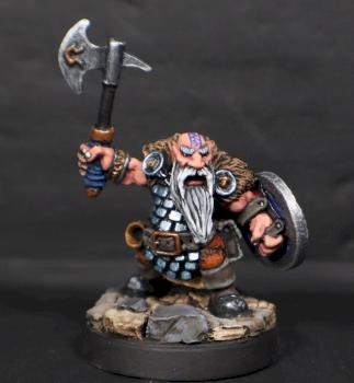 DWARF FIGHTER, GERRIN - 03175 - METAL MINI by mikecarrero