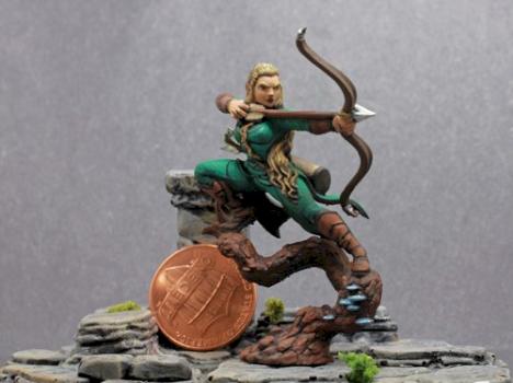 Female Wood Elf Archer by superbug983