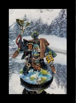 Space Wolves Wolf Priest in Terminator armor by Ramirez23