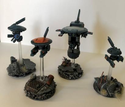 Tau Drone Patrol by Orlandwolf