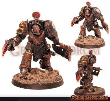 Iron Warriors Terminator Lord - Lightning Claw by GrimFactorum