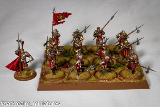 Lannister Guardsmen by darkrealm-miniatures