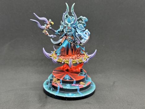 Ahriman Fighting In the Webway by Mefistofoles