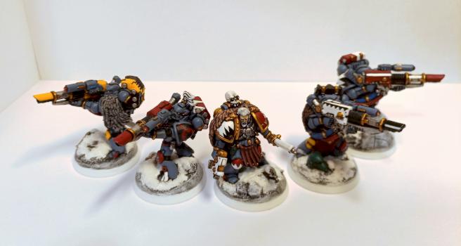 Space wolves long fang by Ulfhrafn Grim