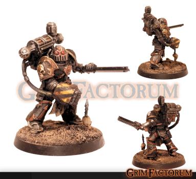 Iron Warriors Lord - Powerfist by GrimFactorum