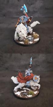 Wolf Lord on Thunderwolf by Kragg.miniatures