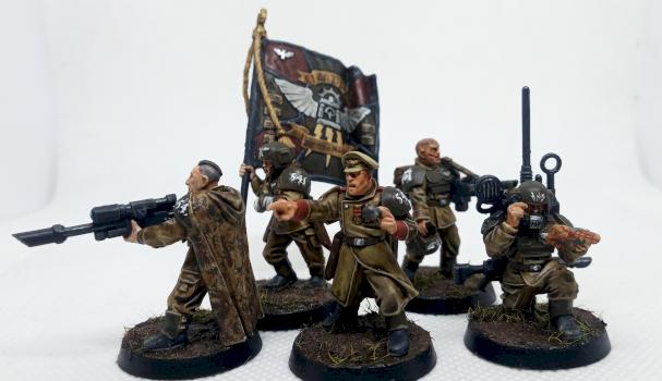 Cadian Command Squad by Nyedi