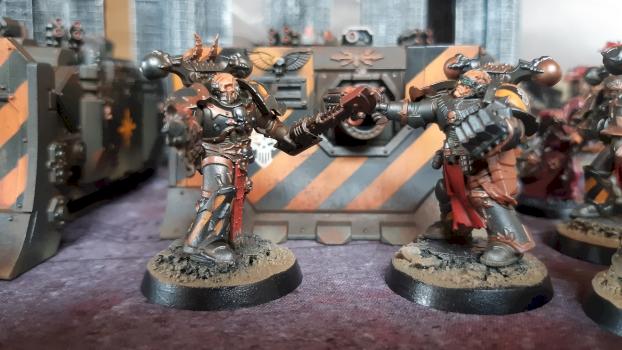 Warhammer 40k Chaos space madines Iron Warriors by dogparry