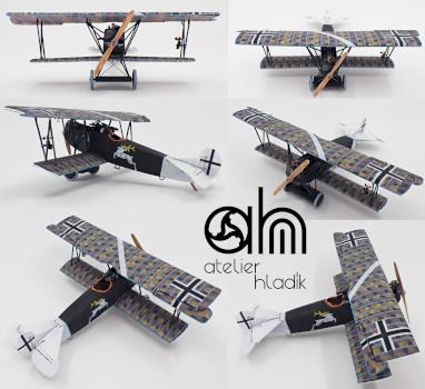 Fokker DVII Degelow 72 AH by atelier hladik