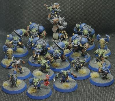 Blood Bowl Black Ork team by Natecross1990