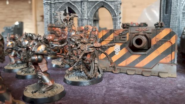 Warhammer 40k Chaos space madines Iron Warriors by dogparry