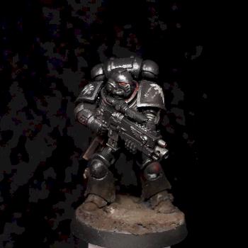 Dark Angels Stormwing Marine by Achelebachele