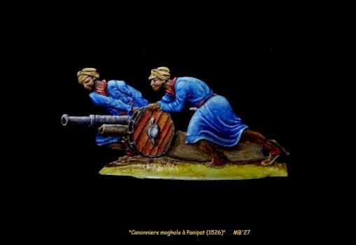 Moghul Canonniers at Panipat in 1526 by Papouille