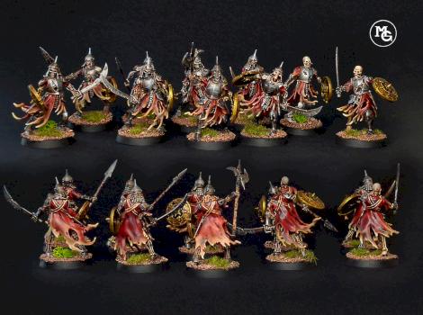 Deathrattle Skeleton Warriors by slawek