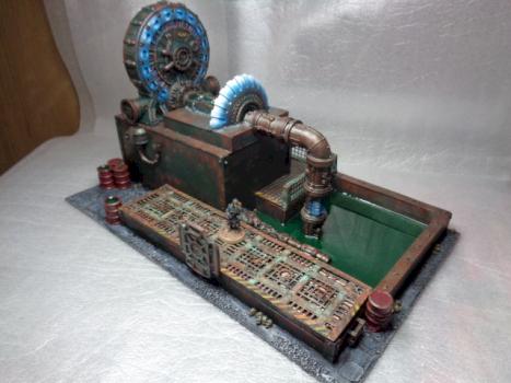sector mechanicus haemotrope power station necromunda by thecat