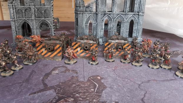 Warhammer 40k Chaos space madines Iron Warriors by dogparry