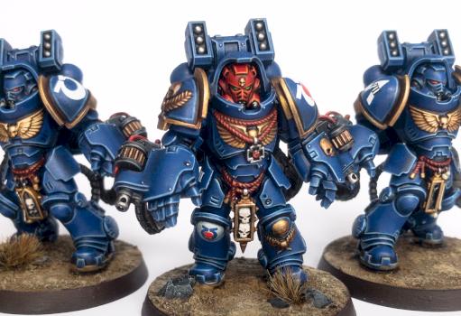 Ultramarines Aggressors by lorenzolsp