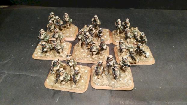 Us Gulf war 15mm soldiers by HEROEdeNOCHE