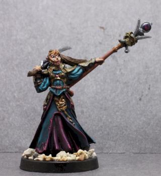 Avatars of War Female Light Elf Sorceress by superbug983