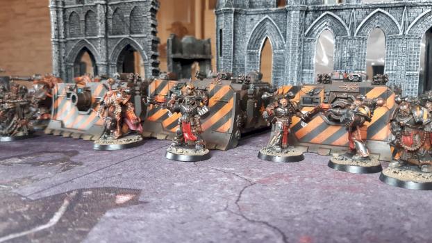 Warhammer 40k Chaos space madines Iron Warriors by dogparry