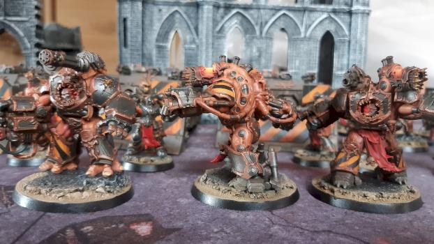 Warhammer 40k Chaos space madines Iron Warriors by dogparry