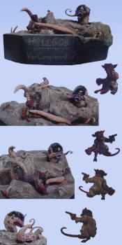 Hellgob vs. the Conquering Worm by requyem