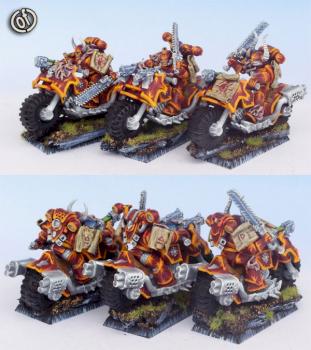 Chaos Space Marines Bikers by IRKUCK