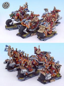 Chaos Khorne Berserkers Bikers by IRKUCK