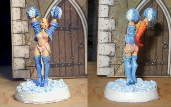 Elf Cheerleader Bloodbowl by Frostdrache