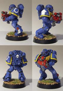 Space Marine Ultramarine by daedra7