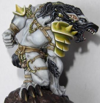 Varghar, wolfen converti pour Bloodbowl - autre vue by Maneu