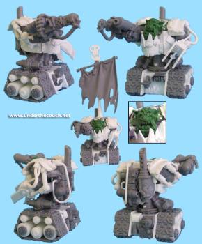 Mega-armoured Cybork Warboss by insaniak