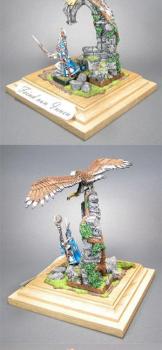 little high elf diorama with Teclis by Resisto
