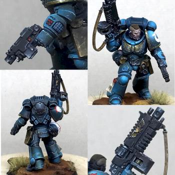 Warhammer 40k Primaris Space Marine Lieutenant by Scarlet&amp;Sable