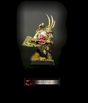 Warhammer Champion of Nurgle. by Hexagone Club