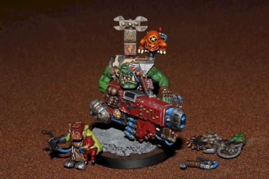 Orks Flash Gitz Big Mek with Kustom Mega Blasta Snazzgun by MoonBad