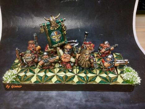 Warhammer Dwarf thunderers by seyerlerver