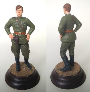 Soviet officer by Kaz00