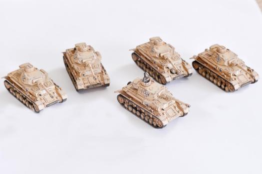 Flames of war 15 mm DAK PANZER IV H by Nopaintnogame