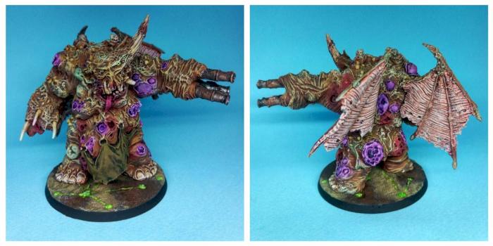 Nurgle deamon prince with wings//conversion by Michael_Wow