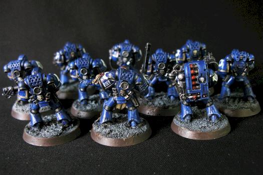 Space Marine Tactical Squad (Вид сзади) by WYarikW