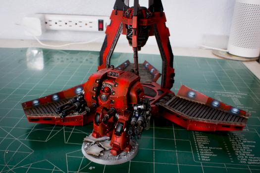 Blood Angels Leviathan Dreadnought by stray_fox