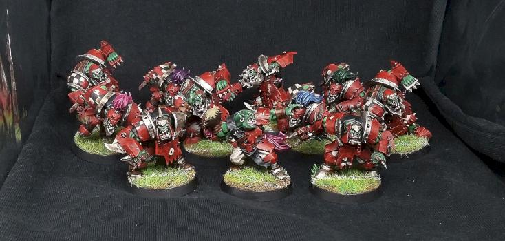 Blood Bowl Orc Team by Jazvm