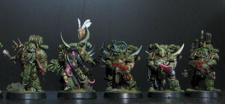 Death Guard Plague Marines by P4Painting